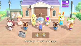 This happens if you try to do group stretching on BUNNY DAY // ACNH // Animal Crossing New Horizons