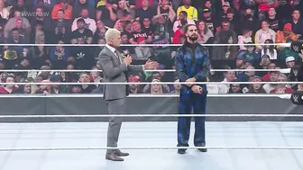 Seth “Freakin” Rollins presents Cody Rhodes with a surprise challenge: Raw, April 18, 2022