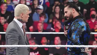 Seth “Freakin” Rollins presents Cody Rhodes with a surprise challenge: Raw, April 18, 2022