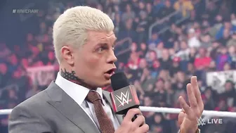 Seth “Freakin” Rollins presents Cody Rhodes with a surprise challenge: Raw, April 18, 2022