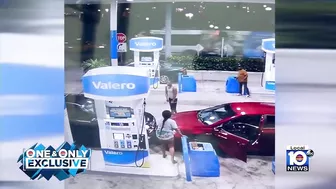 Video shows man open fire after argument at North Miami Beach gas station