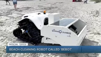 Beach cleaning robot will help keep Pinellas beaches beautiful this summer