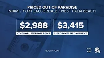 Rent in West Palm Beach, Fort Lauderale, Miami market up 57%, largest in nation