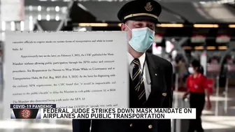 Federal judge voids US mask mandate for planes, other travel