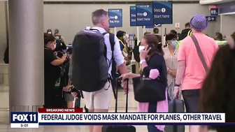 Federal judge voids mask mandate for planes, other travel