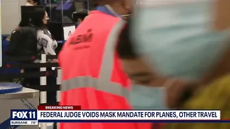 Federal judge voids mask mandate for planes, other travel