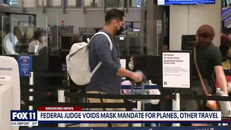 Federal judge voids mask mandate for planes, other travel