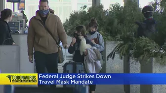 Federal judge strikes down travel mask mandate, but no change yet on CTA or Metra