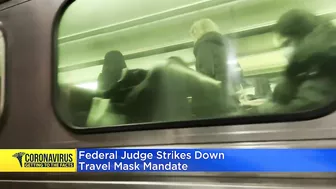 Federal judge strikes down travel mask mandate, but no change yet on CTA or Metra