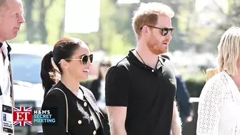 Prince Harry and Meghan Markle Show PDA at 2022 Invictus Games