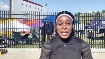 Elaine Thompson-Herah Reacts To Her 10.89 100m At The Golden Games