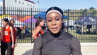 Elaine Thompson-Herah Reacts To Her 10.89 100m At The Golden Games