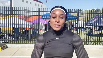 Elaine Thompson-Herah Reacts To Her 10.89 100m At The Golden Games