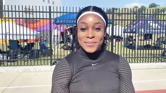 Elaine Thompson-Herah Reacts To Her 10.89 100m At The Golden Games