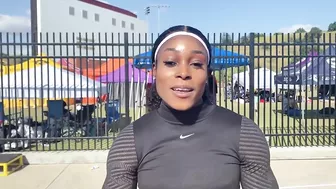 Elaine Thompson-Herah Reacts To Her 10.89 100m At The Golden Games