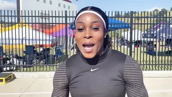 Elaine Thompson-Herah Reacts To Her 10.89 100m At The Golden Games