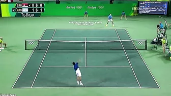 Del Potro UNREAL Win vs Djokovic at the Olympic Games 2016