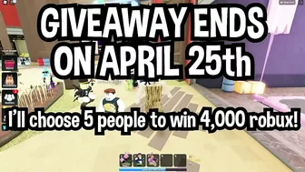 5 PEOPLE WILL WIN 4,000 ROBUX EACH!!! (Tower Defense Simulator - ROBLOX)