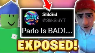 ROBLOX SCAMMER RESPONDED TO ME... (Parlo VS. SlikSid ROBLOX DRAMA)