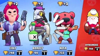 I Got 35 RANK 1 LVL Brawlers / BRAWL STARS NEW RANK Colt Nita