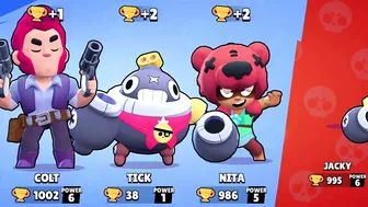 I Got 35 RANK 1 LVL Brawlers / BRAWL STARS NEW RANK Colt Nita