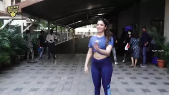 Hottie! Tamanna Bhatia Flaunts Her Huge $exy Figure In Tight Yoga Pant | Tamannaah Bhatia | FG