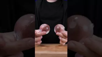 Easiest Way to Turn an ICE CUBE into SPHERE ???? #shorts