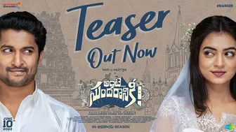 Ante Sundaraniki Teaser | Nani | Nazriya Fahadh | Vivek Sagar | Vivek Athreya | Mythri Movie Makers