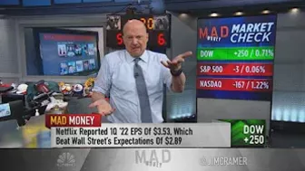 Jim Cramer says two streaming stocks stand out after the Netflix collapse