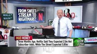 Jim Cramer says two streaming stocks stand out after the Netflix collapse