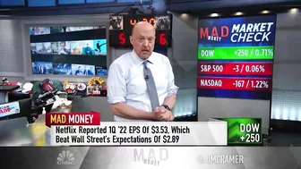 Jim Cramer says two streaming stocks stand out after the Netflix collapse