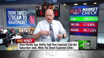 Jim Cramer says two streaming stocks stand out after the Netflix collapse