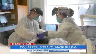 DOJ appeals travel mask mandate ruling