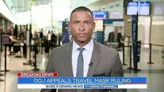 DOJ appeals travel mask mandate ruling