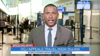 DOJ appeals travel mask mandate ruling