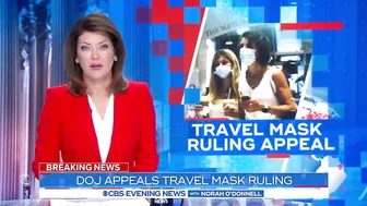 DOJ appeals travel mask mandate ruling