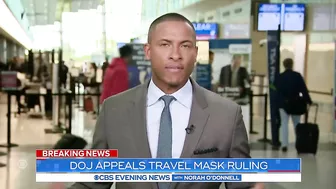 DOJ appeals travel mask mandate ruling