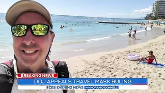 DOJ appeals travel mask mandate ruling