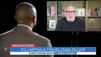 DOJ appeals travel mask mandate ruling