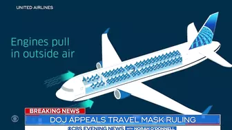 DOJ appeals travel mask mandate ruling