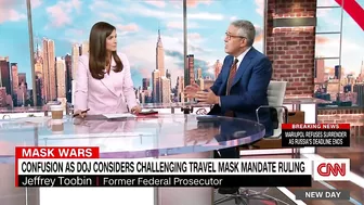 Toobin 'baffled' by DOJ statement on travel mask mandate ruling