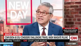 Toobin 'baffled' by DOJ statement on travel mask mandate ruling