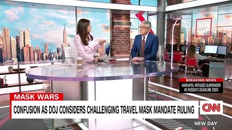 Toobin 'baffled' by DOJ statement on travel mask mandate ruling