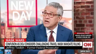 Toobin 'baffled' by DOJ statement on travel mask mandate ruling