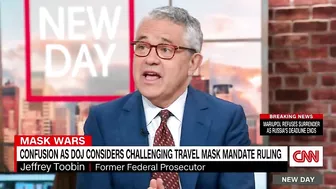 Toobin 'baffled' by DOJ statement on travel mask mandate ruling