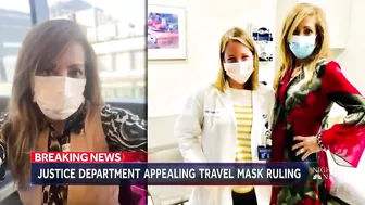 Justice Department To Appeal After Travel Mask Mandate Overturned