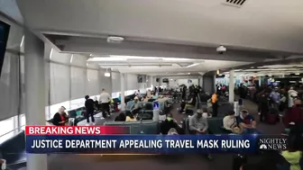 Justice Department To Appeal After Travel Mask Mandate Overturned