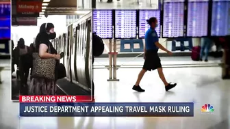 Justice Department To Appeal After Travel Mask Mandate Overturned