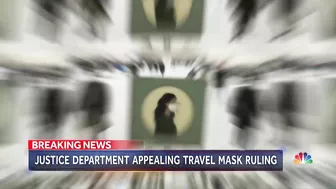 Justice Department To Appeal After Travel Mask Mandate Overturned