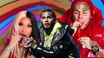 6ix9ine Claps At Nicki Minaj…YOU’RE DESPERATE!